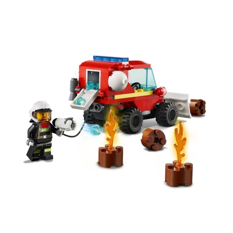Lego City Camioneta de asistencia de bomberos 87 piezas Original Lego City Camioneta de asistencia de bomberos 87 piezas Original