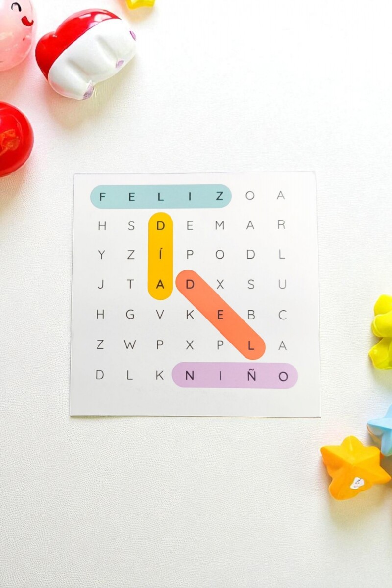 Tarjeta día del niño 10x10 - DISEÑO 6 