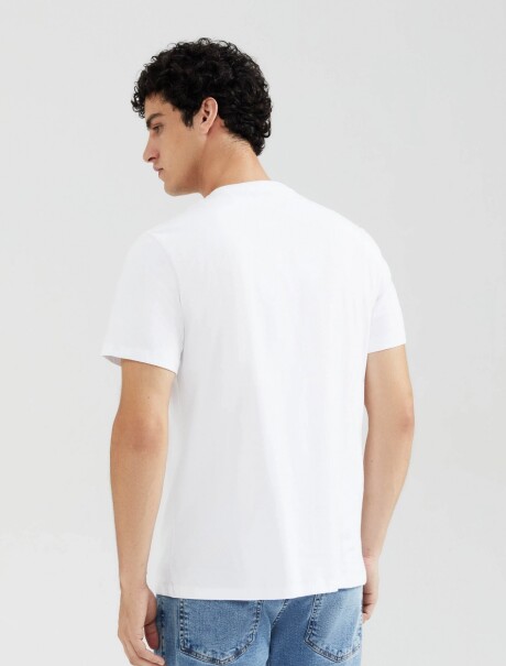 CAMISETA BÁSICA MANGA CORTA BLANCO