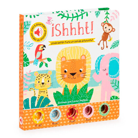 Libro Infantil Shhht! con Sonidos de Animales de la Selva 001