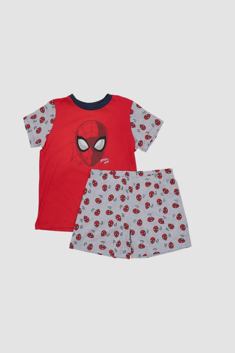 Pijama infantil spiderman - Rojo 