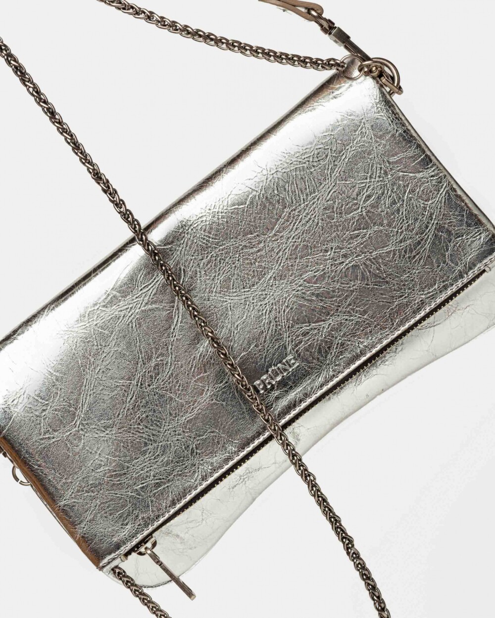 Bandolera Curve en crash metalizado Metalizado