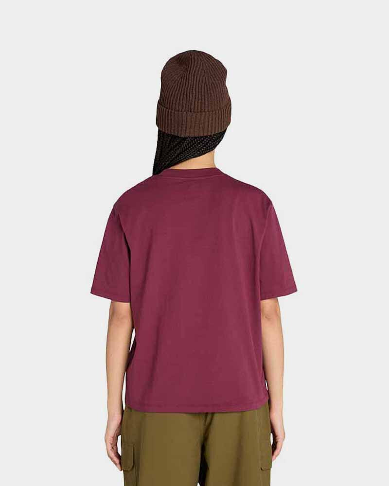 Polo Stack Mujer Burgundy