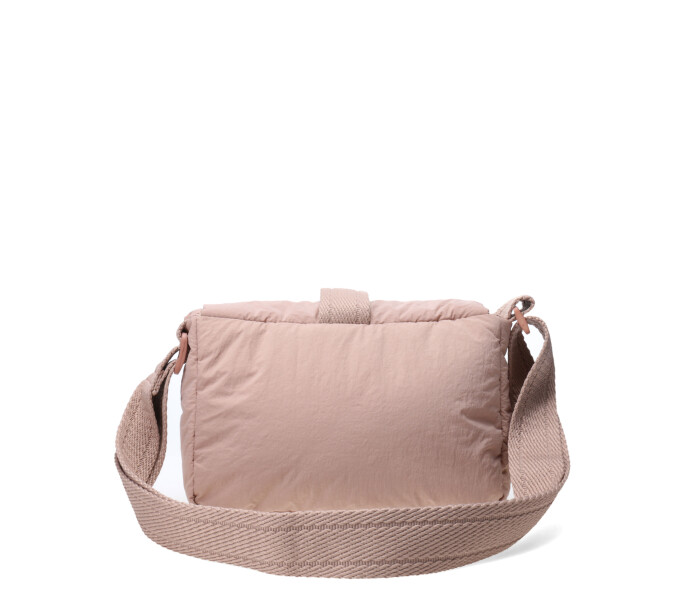 Bolso Miss Carol Kima Con Logo Beige