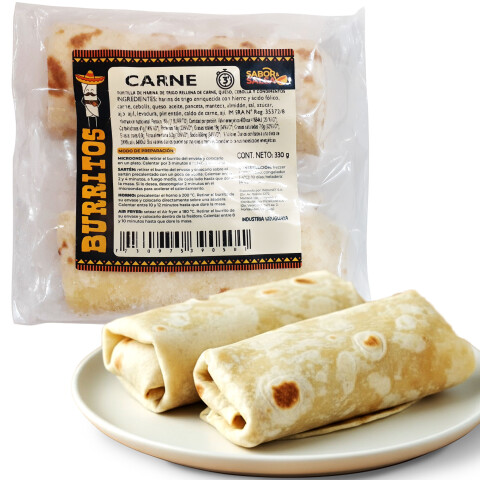 Burritos de Carne 330 Gramos Burritos de Carne 330 Gramos
