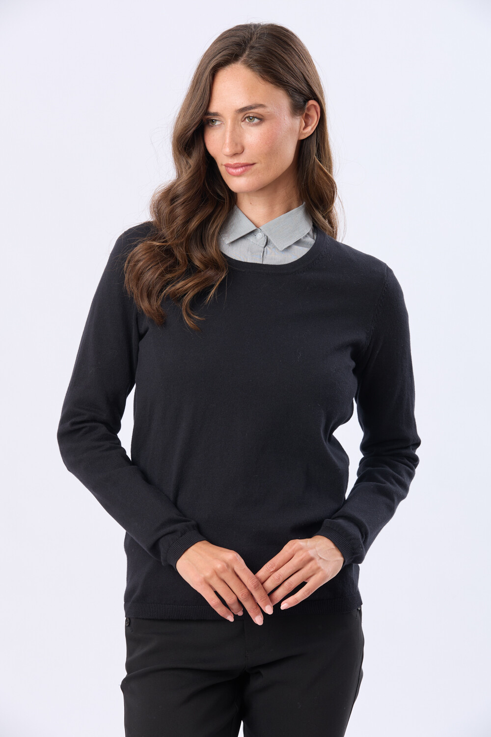 BUZO TEJIDO CLÁSICO Negro