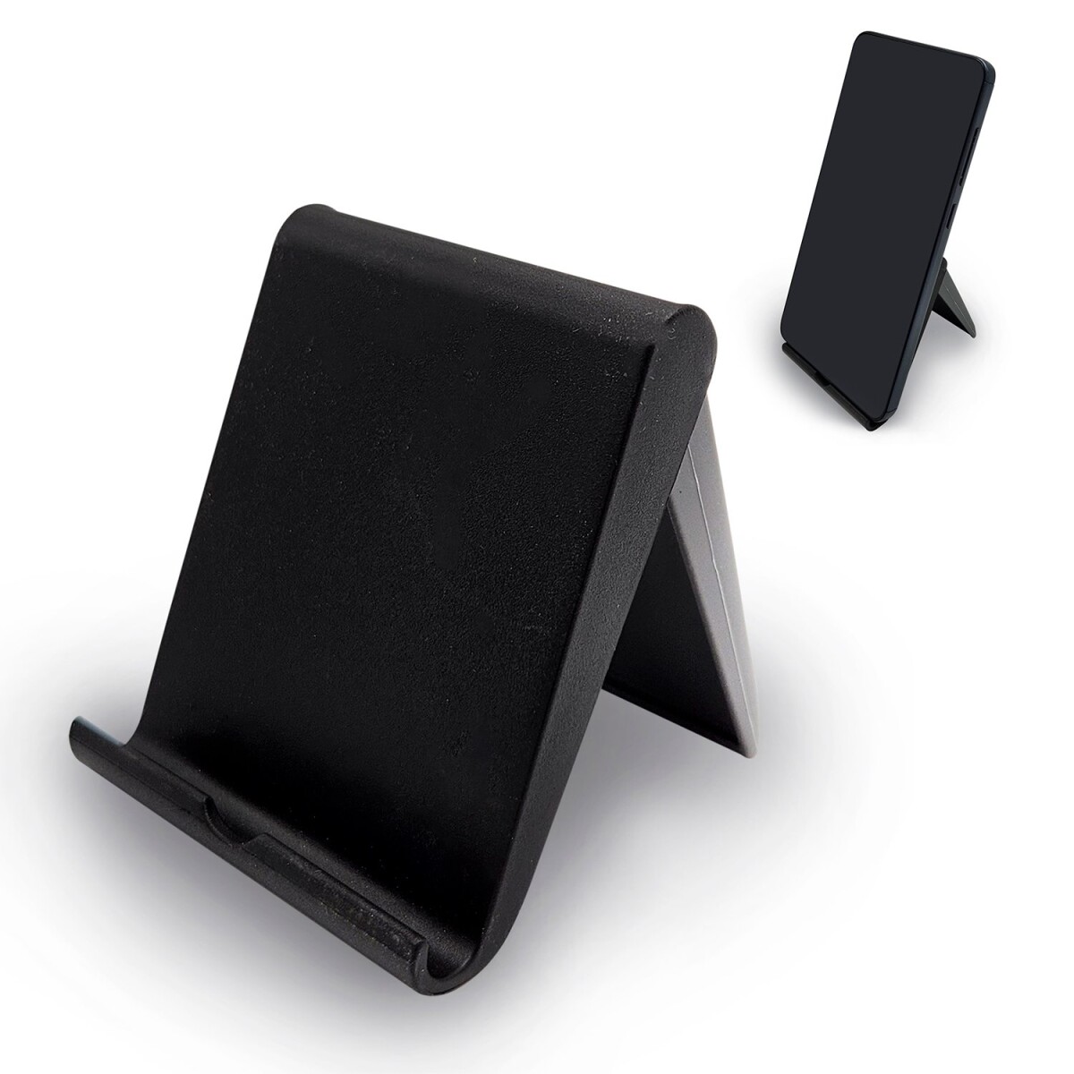 Soporte Celular Universal Base Ajustable Plástico Escritorio - Variante Color Negro 