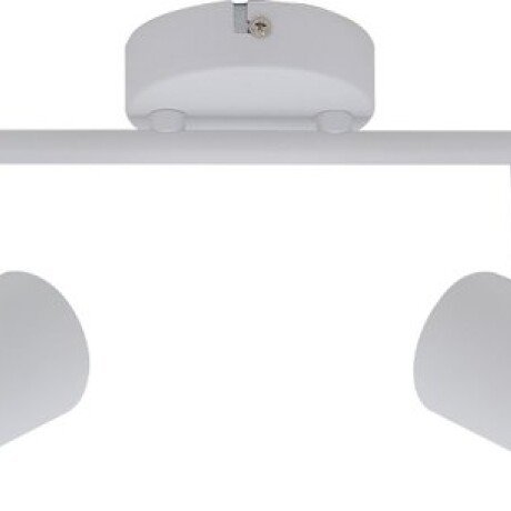 Spot 2 Luces Orientable Para Adosar En Techo / Pared Blanco