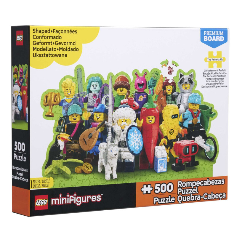 Lego Puzzle Figuras con disfraz 500 piezas Lego Puzzle Figuras con disfraz 500 piezas