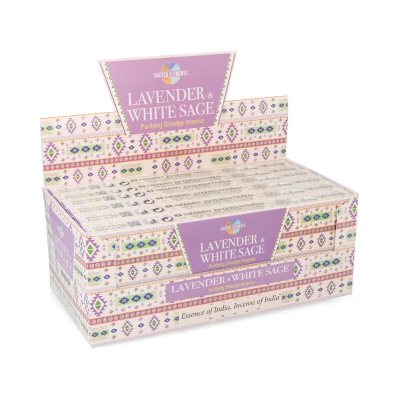 INCIENSO HEM PREMIUM CAJA X12 Lavanda/salvia Blanca