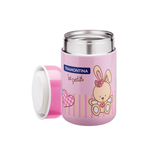 Termo infantil rosado inox. 400ml. "LE PETIT" -TRAMONTINA TF7552