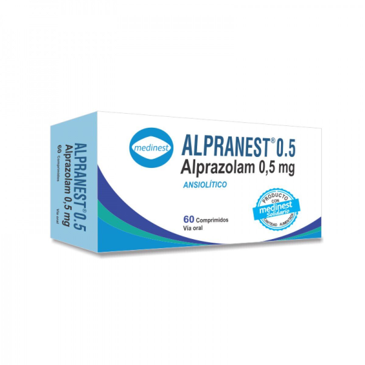 ALPRANEST 0,5 MG. CJ X 60 COMP. 