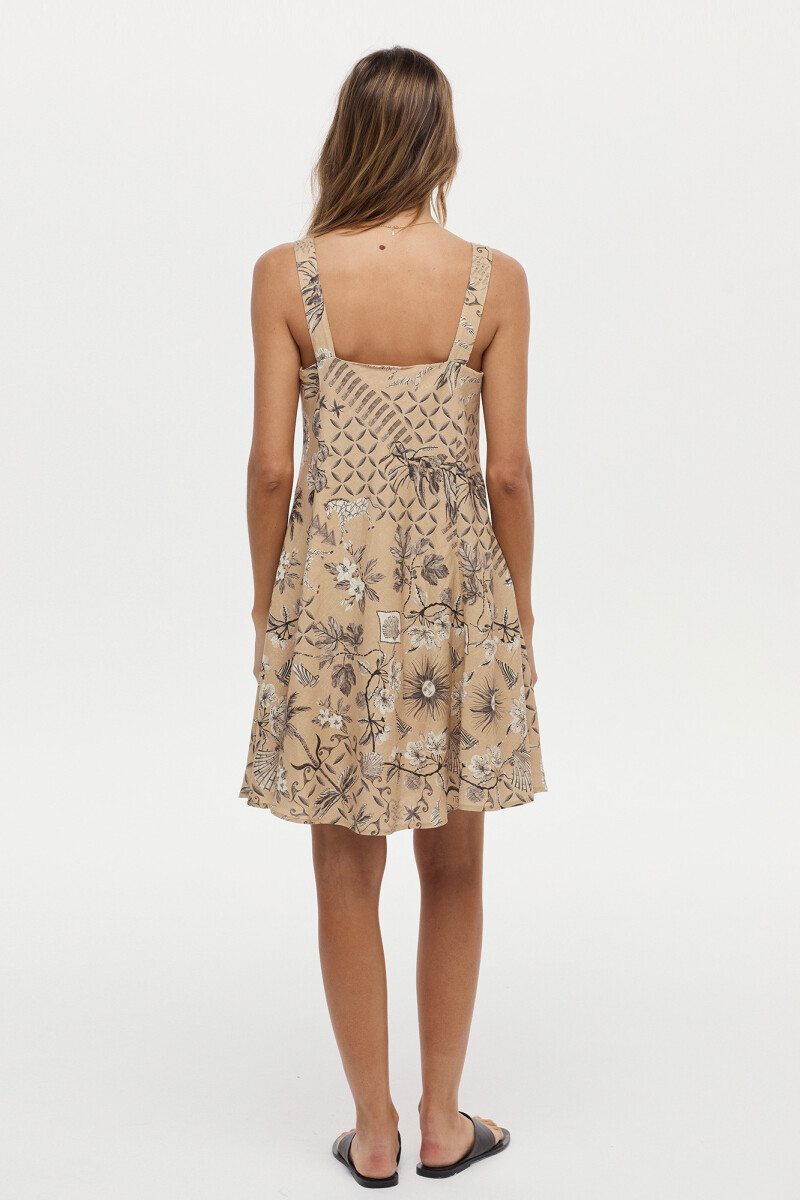 Vestido Mireya Camel