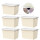 Set X5 Cajas Organizadoras Rigidas C/ Tapa 55x40x31cm Beige