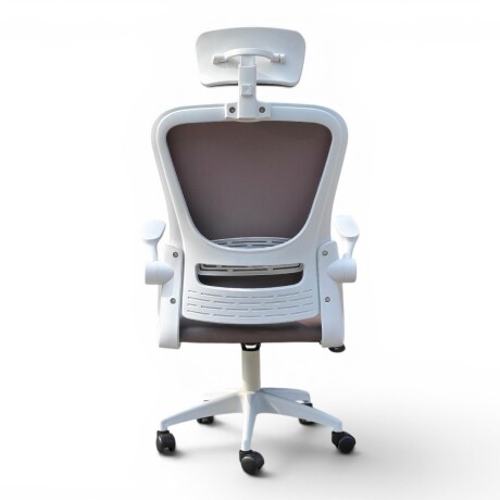 SILLA DE OFICINA ASIENTO ERGONÓMICA ESCRITORIO GIRATORIA REGULABLE APOYABRAZOS GRIS
