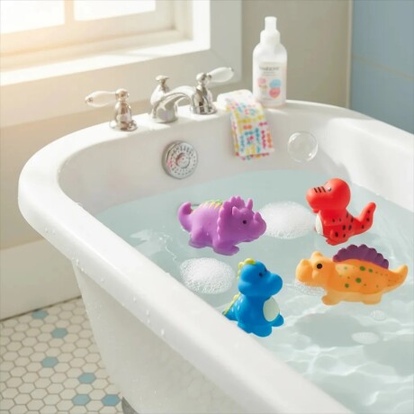 Set x4 Animalitos Dino para el agua Set x4 Animalitos Dino para el agua