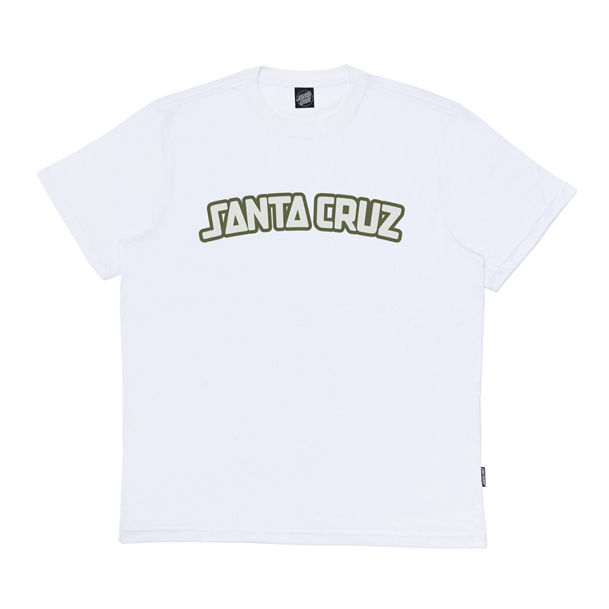 Remera Santa Cruz Arch Strip - Blanco 