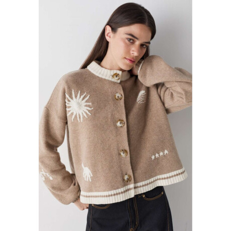 Pre Venta Cardigan Terro Uy Beige