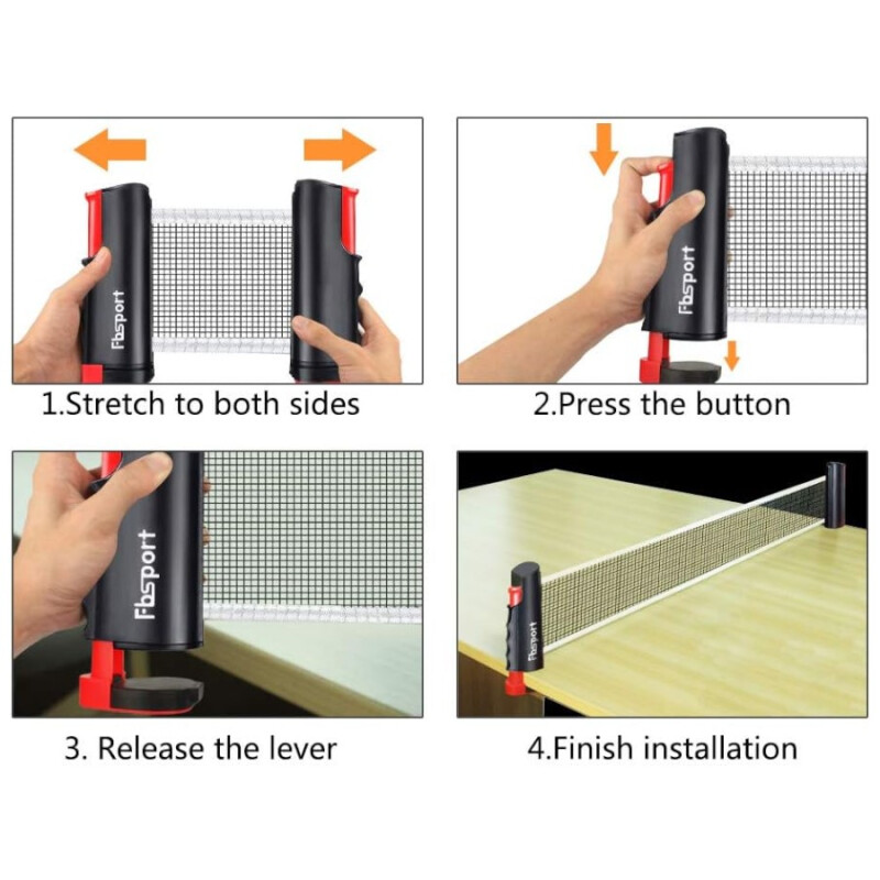 Set Ping Pong Retráctil Completo Set Ping Pong Retráctil Completo