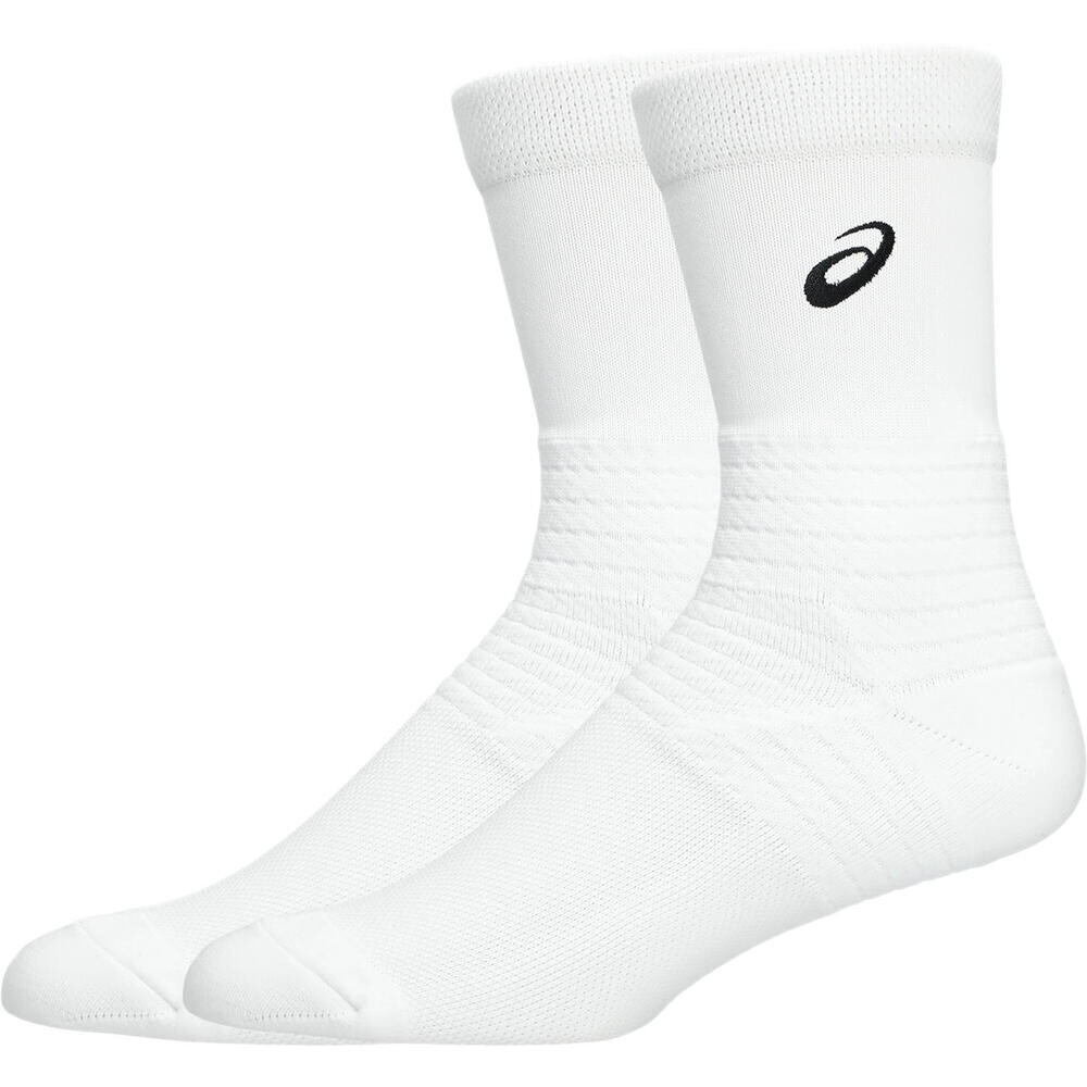 Medias Running Resolution Crew Unisex Brilliant White