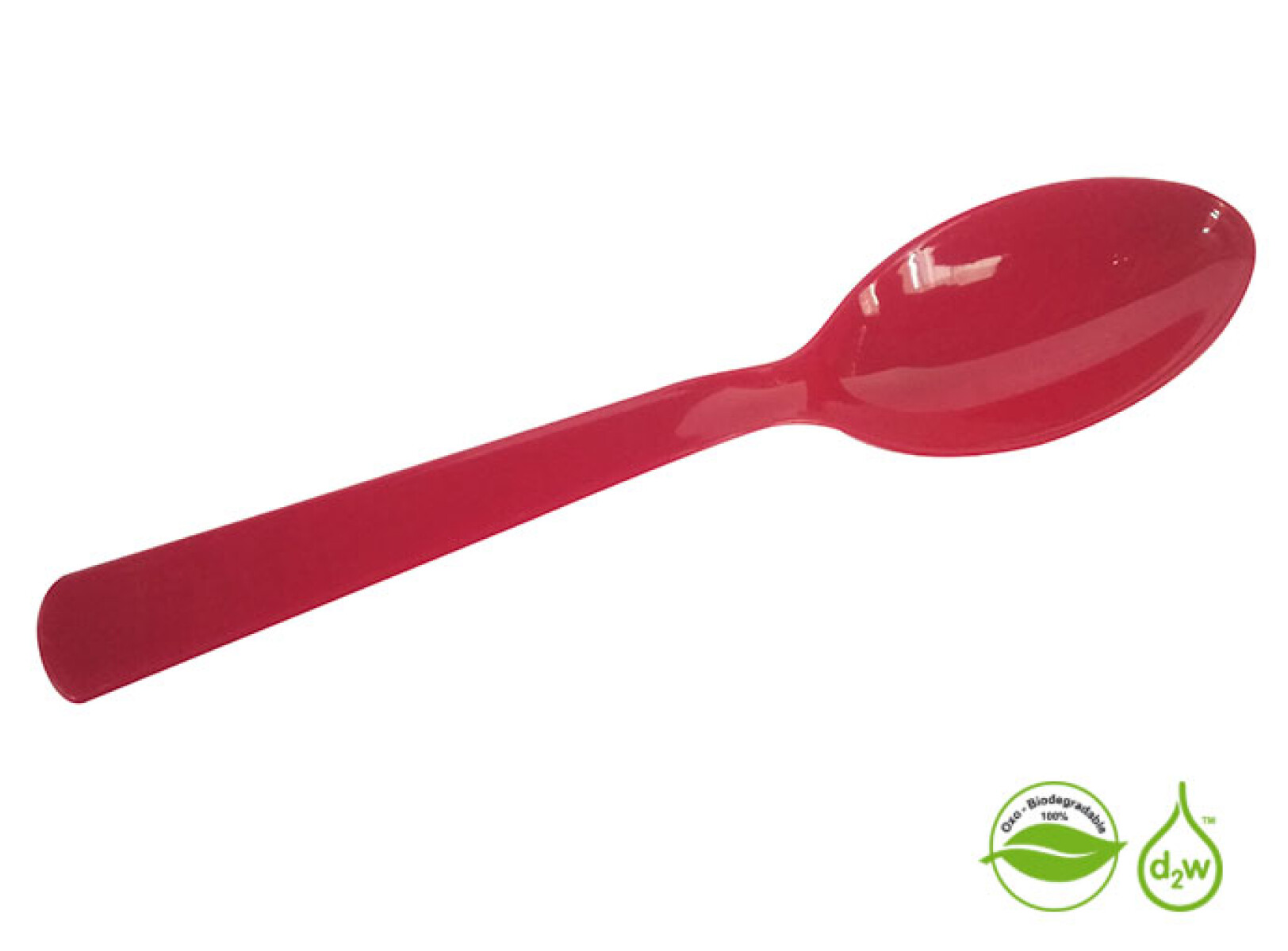 Cuchara Biodegradable x10 Unidades - Fucsia 