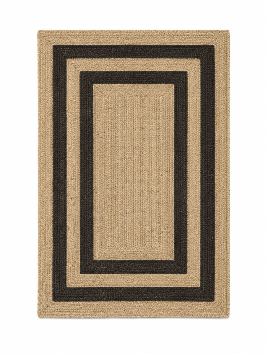 ALFOMBRA DE YUTE - BEIGE 