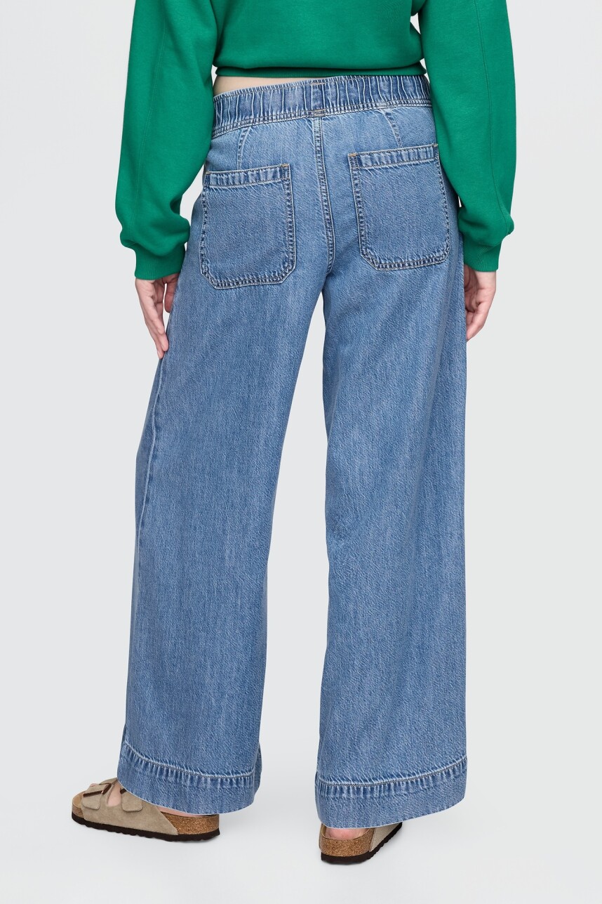 Jean Baggy Easy Mujer Medium Indigo 1