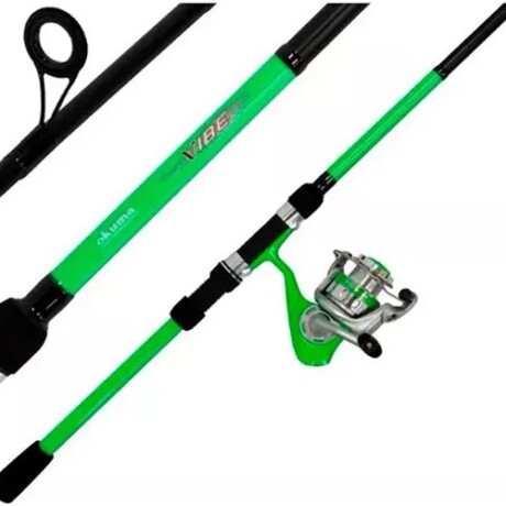 COMBO OKUMA VIBE VERDE 2,10mt 2TR + REEL FRONT 30 VB-702-30 COMBO OKUMA VIBE VERDE 2,10mt 2TR + REEL FRONT 30 VB-702-30