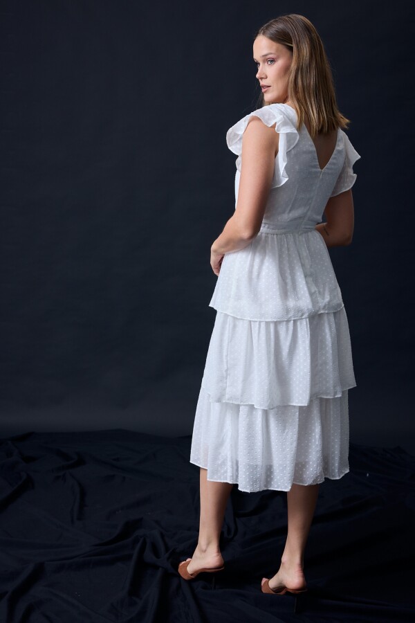 Vestido Capas CRUDO