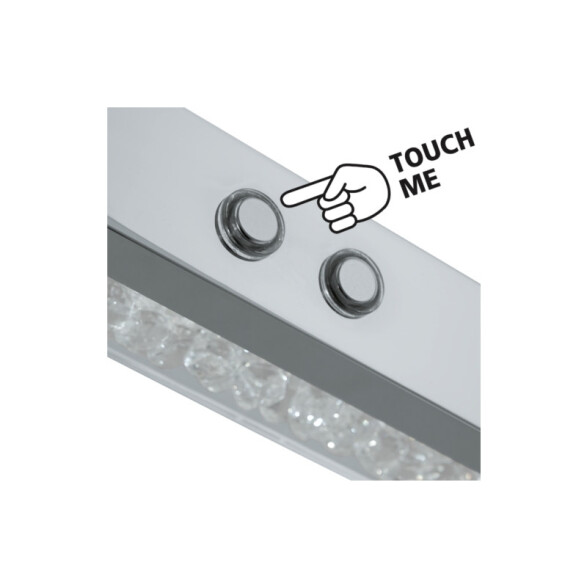 Colgante LED c/ cristales 24W ton/variable CARDITO EG2050