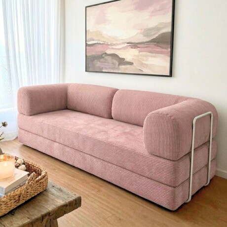 Sillón Cama 3 Cuerpos CloudNest Rosa