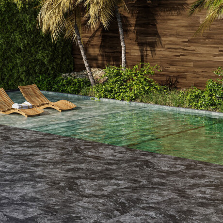 Porcelanato 81X81 Negro Rectificado Granilla GAMAS DE NEGRO