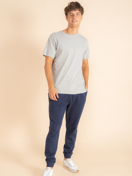 Pantalón deportivo con puño Azul Marino
