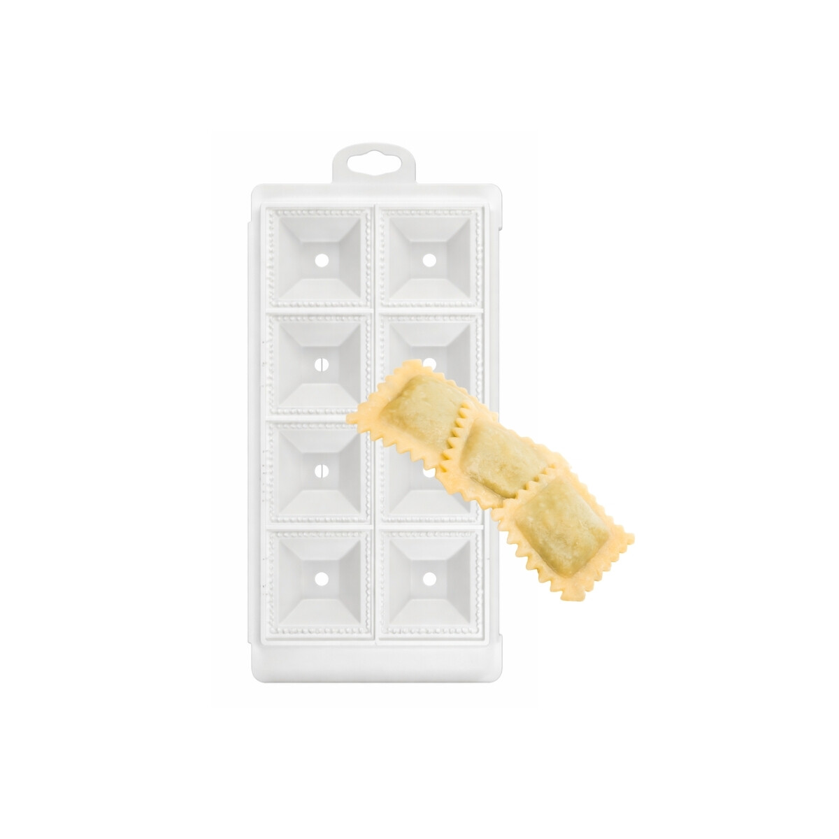 Molde para 8 Ravioles de Plástico 