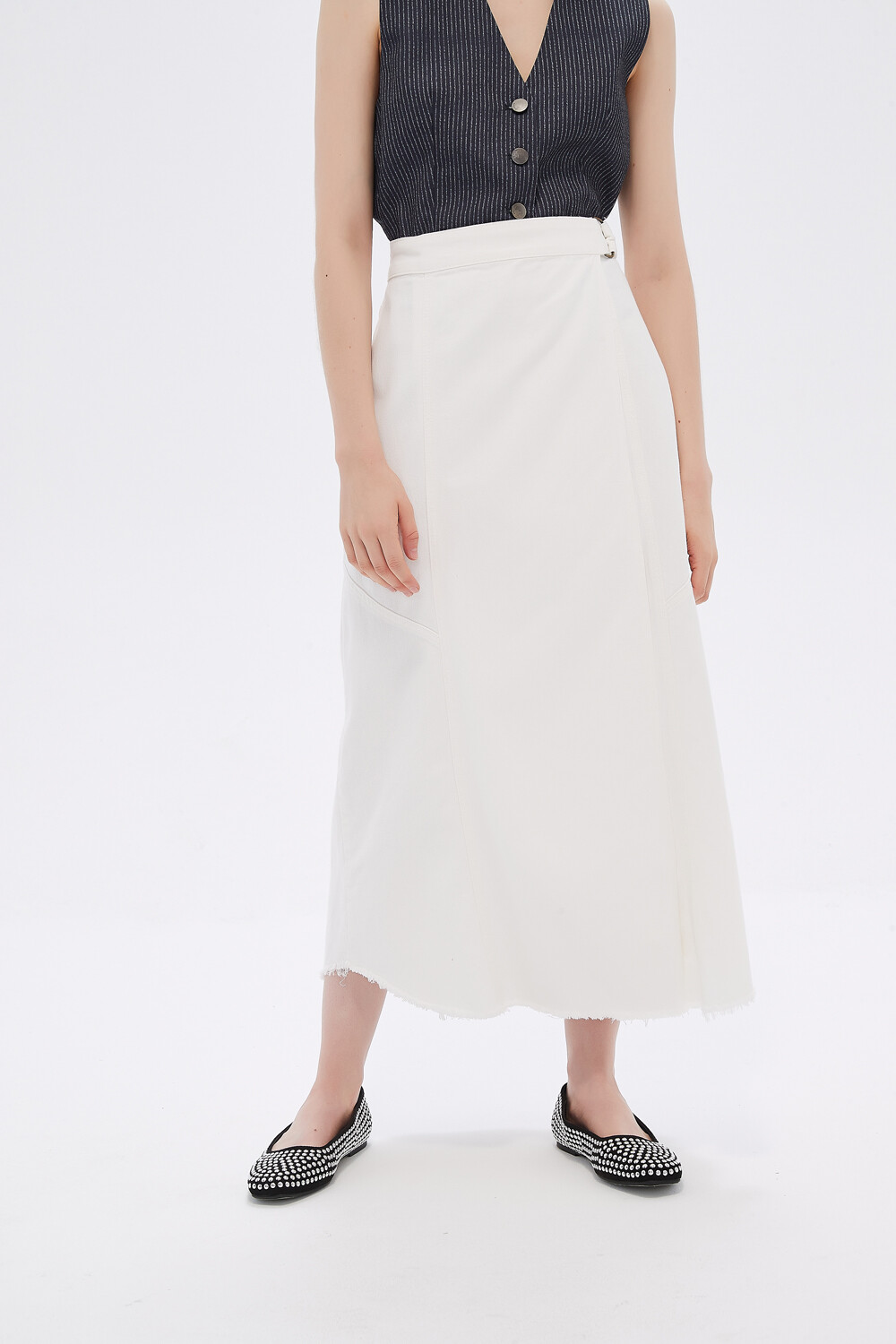 Falda Luza Marfil / Off White