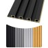 Pack x20 Wpc Simil Madera Wall Panel Lambrin 2.90x16.7 Color Negro