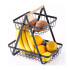 OUTLET Organizador Canasto Metal Mesada 2 pisos Outlet Organizador Canasto Metal Mesada 2 Pisos