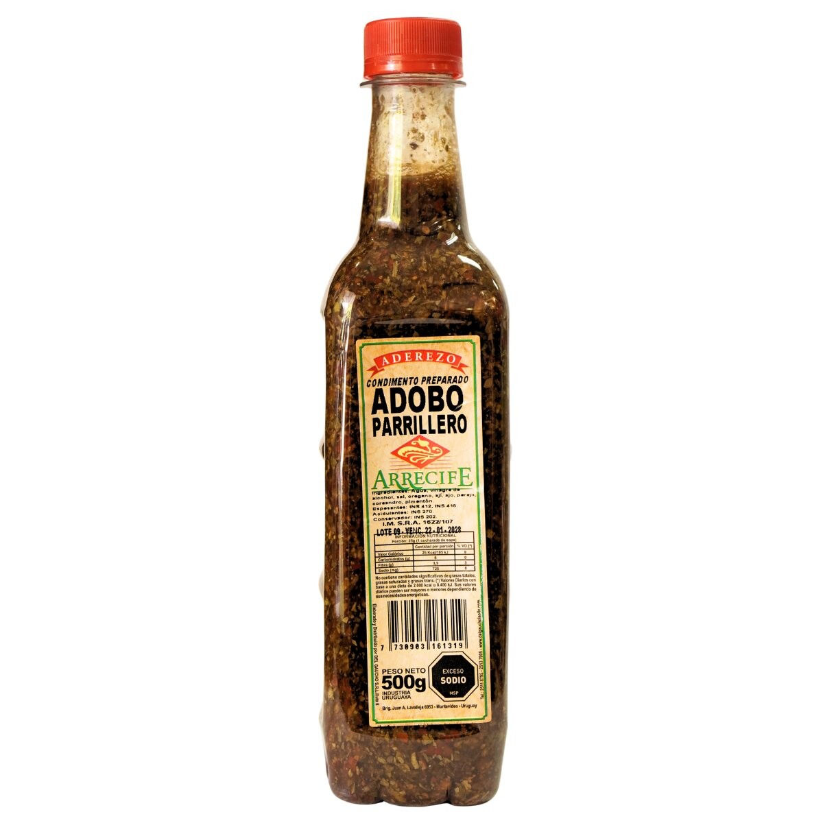 Aderezo Arrecife Adobo Parrillero 500g 
