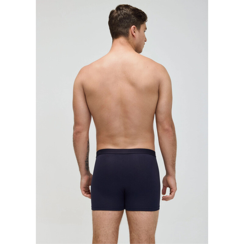 CUECA BOXER MASC PRETO/AZUL