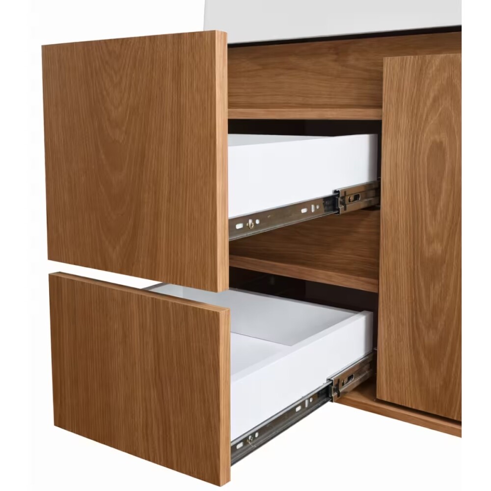 Mueble De Baño Suspendido Nicole 78 Cm Mesada y bacha embutida en resina natural Mueble De Baño Suspendido Nicole 78 Cm Mesada Y Bacha Embutida En Resina Natural