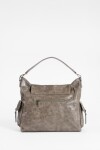 Cartera hobo con tapa topo