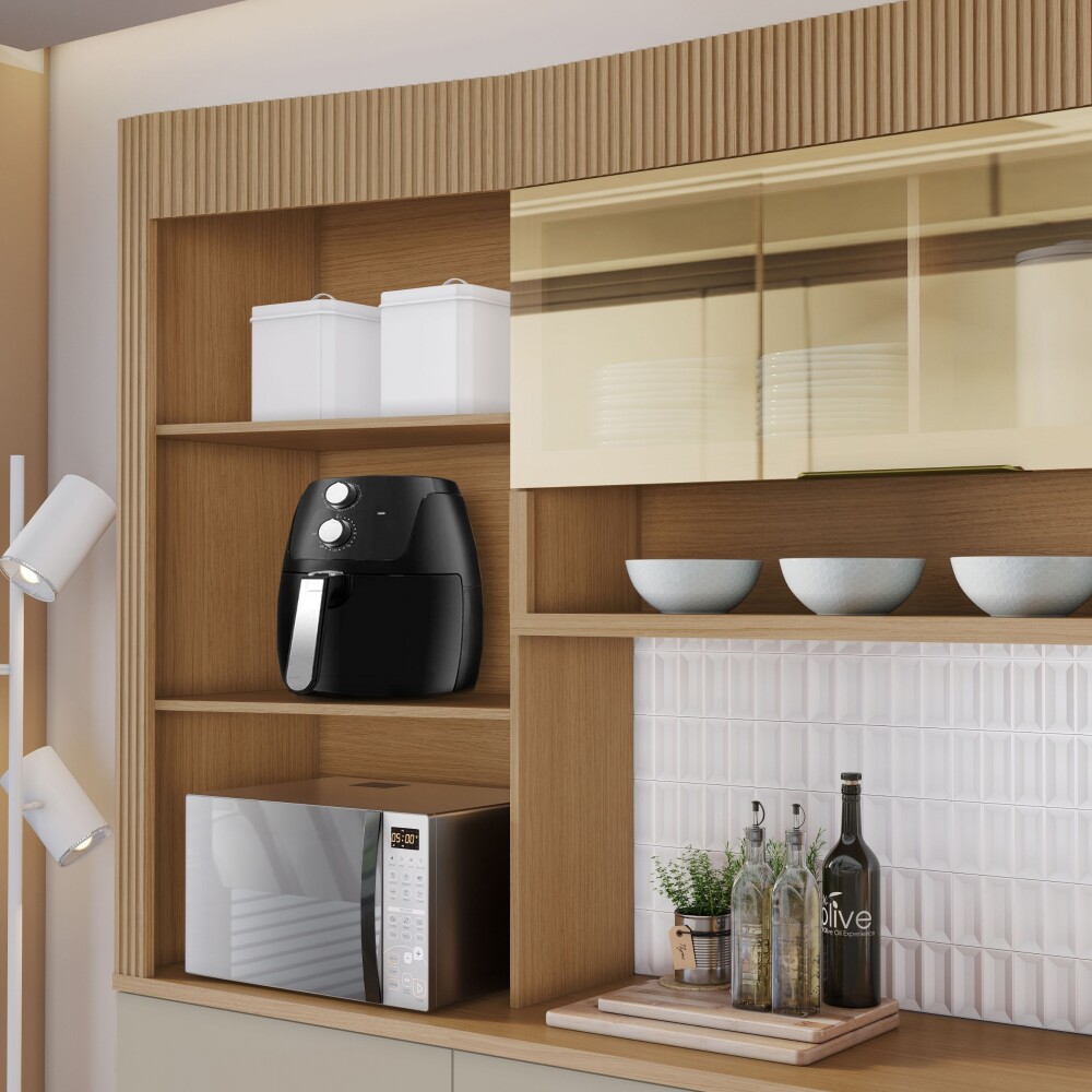 Alacena Realeza Premium Marron/Gris Alacena Realeza Premium Marron/Gris