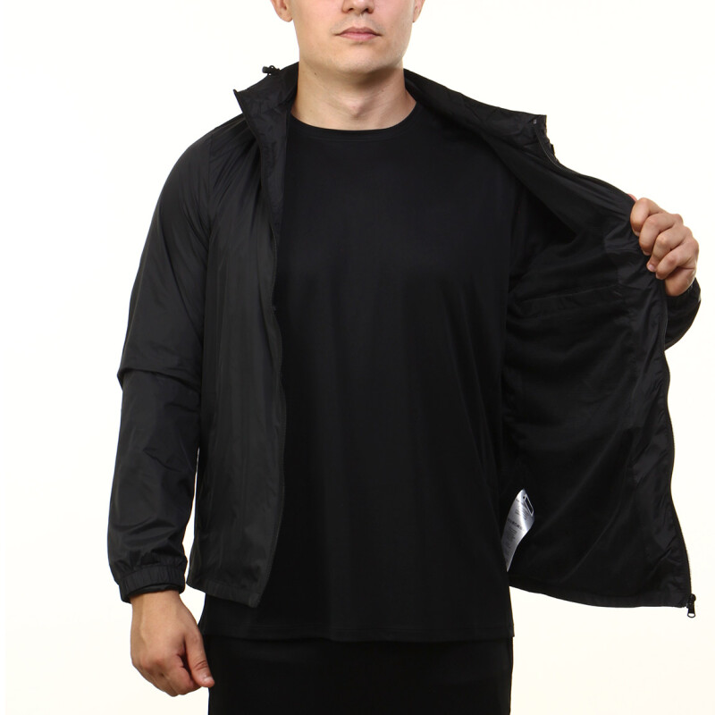 Diadora Campera Deportiva Hombre C/capucha - Negro Negro
