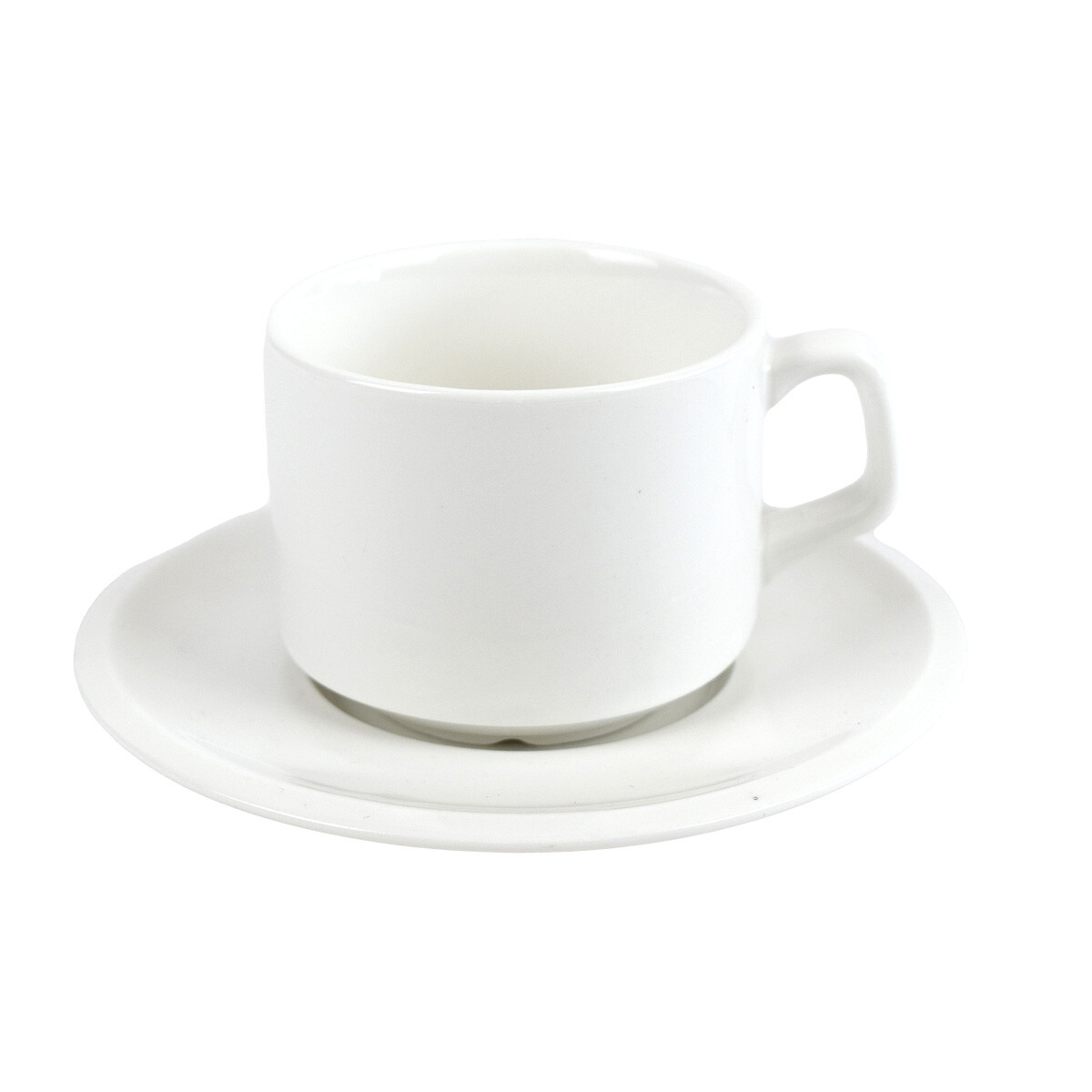 Taza para Café + Plato de Ceramica 