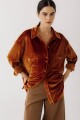 CAMISA BIMBA VELVET Cobre