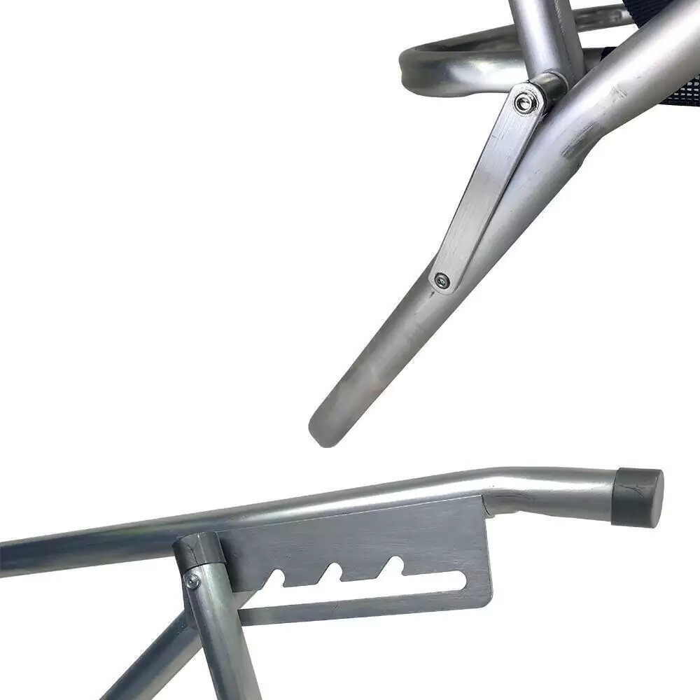 Reposera Alta en Aluminio Infinita Up c/Posiciones GRIS