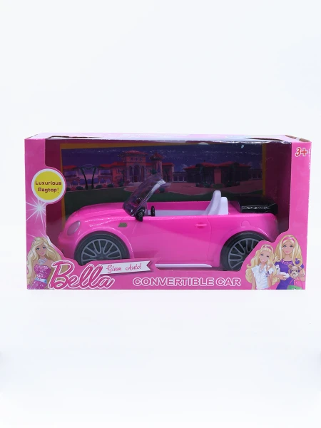 AUTO BELLA PARA MUÑECA ROSADO