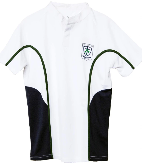 Remera Rugby/ Fútbol Stella Maris Blanco