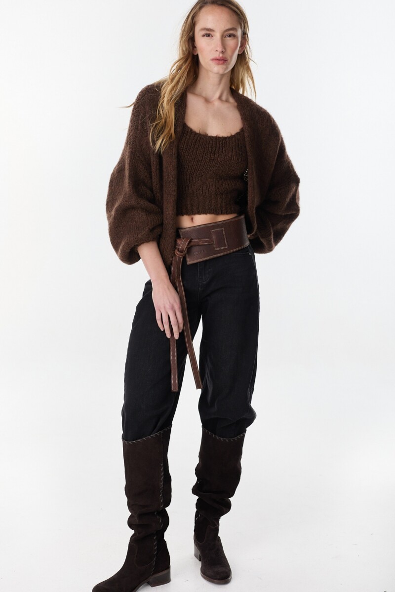 Cardigan Lina Chocolate