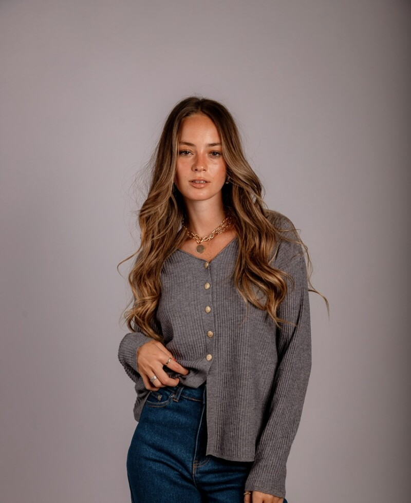 Blusa Marina gris